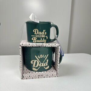 Eccolo Golf Dad & Dad’s Golfing Buddy Mug Set 2 Pieces Ceramic Daddy & Me